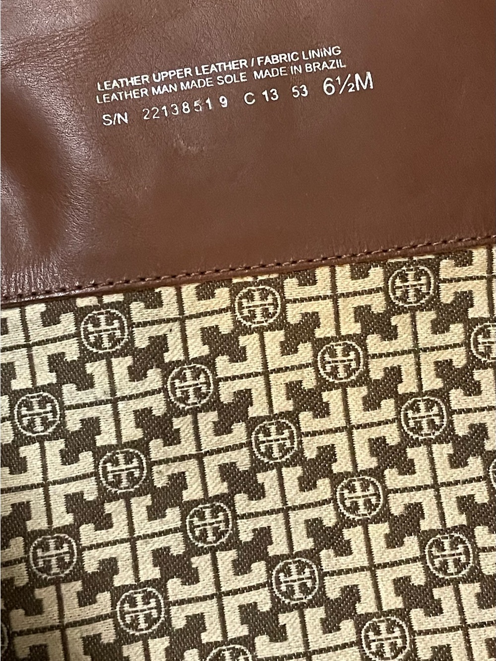 Gorg Caramel Tory Burch Leather Boots 6.5 Good Condition - Picture 6 of 6